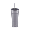 2-in-1 Spill-Proof Insulated Tumbler - Cool Grey