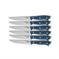 Zakarian by Dash 6 Piece Steak Knife Set - Zakarian Blue